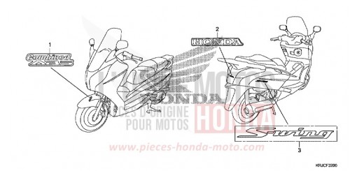 MARQUE/RAYURE FES125C de 2012